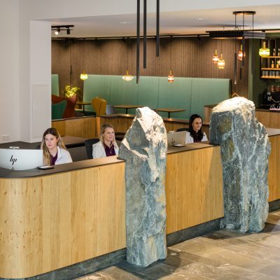 Das Front Office im medQuartier in Feldkirchen