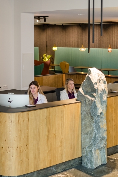 Das Front Office im medQuartier in Feldkirchen